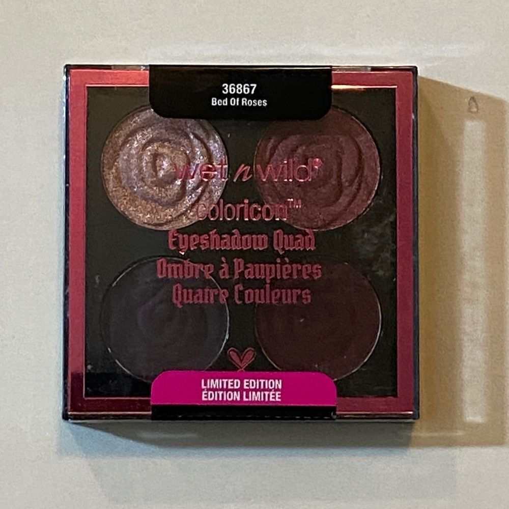 Wet n Wild Coloricon Eyeshadow Quad - Bed of Roses Edition